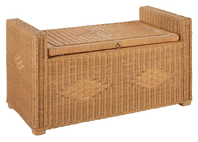 Home affaire Sitztruhe "Schönerempfang, TOPSELLER" Rattan-Bank, OTTOs Choic günstig online kaufen