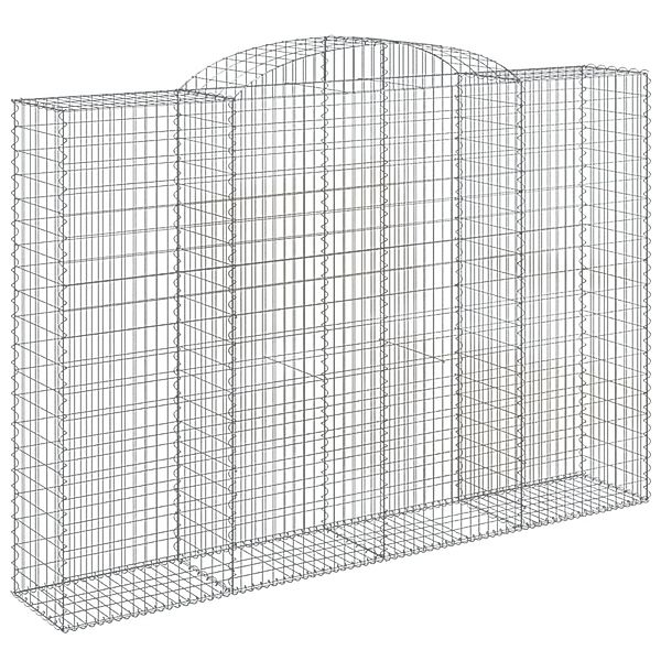 vidaXL Gabionen mit Hochbogen 5 Stk 300x50x200/220cm Eisen 1666600 günstig online kaufen