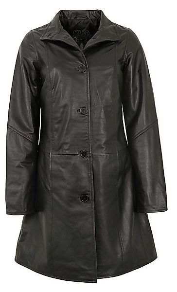 Maddox Lederjacke Silvia MADDOX - Damen Ledermantel Lammnappa schwarz günstig online kaufen