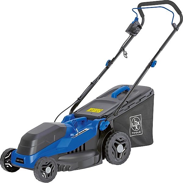 LUX-TOOLS Elektro-Rasenmäher E-RM-1600/38 Highwheel günstig online kaufen