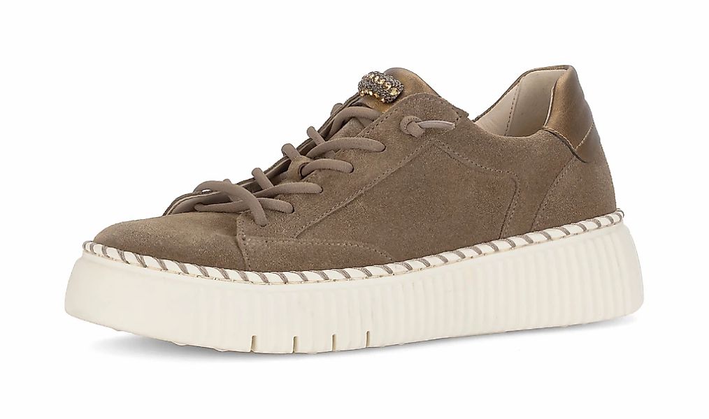 Gabor Slip-On Sneaker, Freizeitschuh, Halbschuh, Slipper mit funkelnden Sch günstig online kaufen