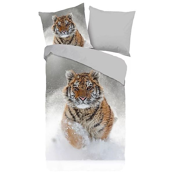 good morning Wendebettwäsche »Snow Tiger«, (2 tlg.) günstig online kaufen