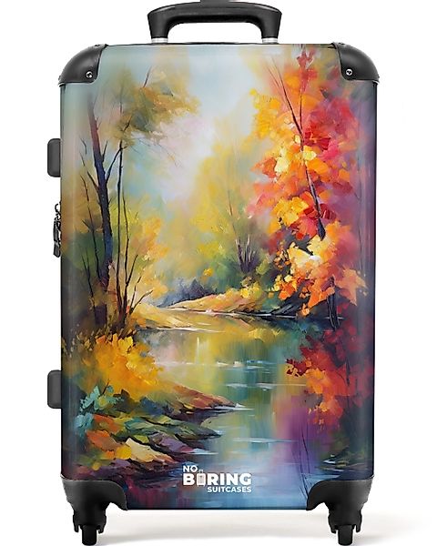 NoBoringSuitcases.com© Hartschalen-Trolley Landschaft - Ölgemälde - günstig online kaufen