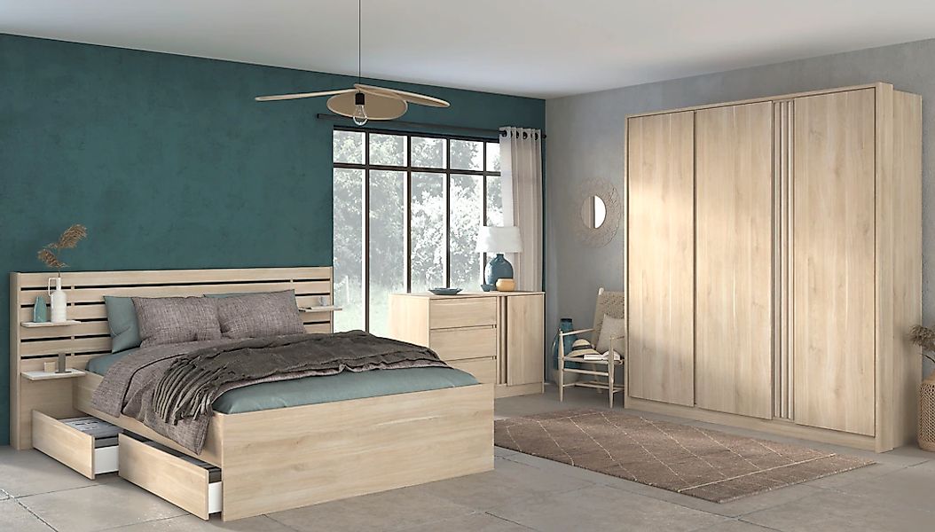 Parisot Schlafzimmer-Set 4 Stk. tlg. viel Stauraum, schöne Optik, Einsätze günstig online kaufen