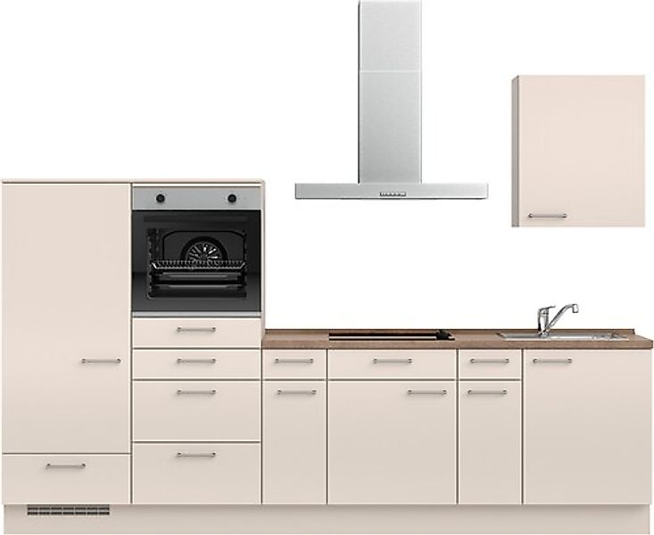 nobilia® Küchenzeile »"Laser I"«, vormontiert, Ausrichtung wählbar, Breite günstig online kaufen