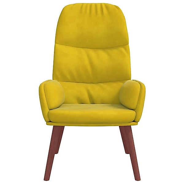 vidaXL Sessel Relaxsessel Gelber Samt (1-St) günstig online kaufen