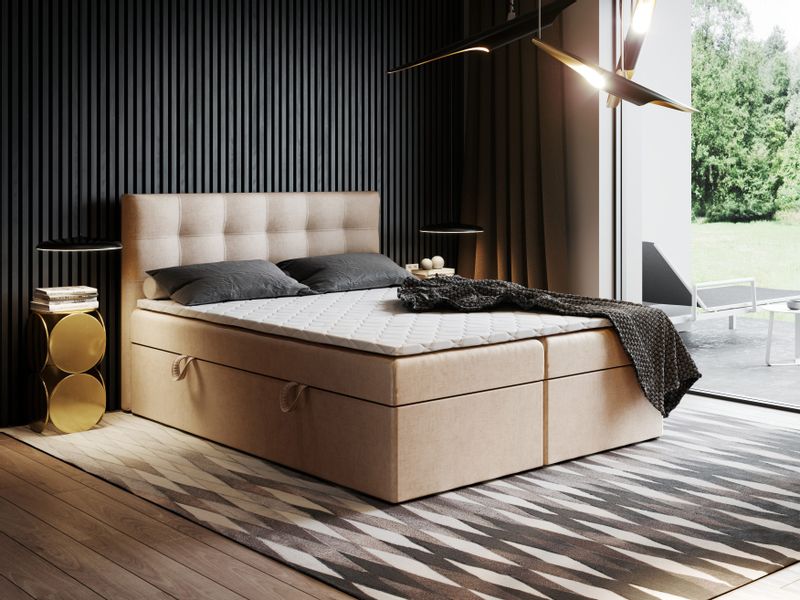 Godre Boxspringbett mit Bettkasten Ewora 200x200 günstig online kaufen