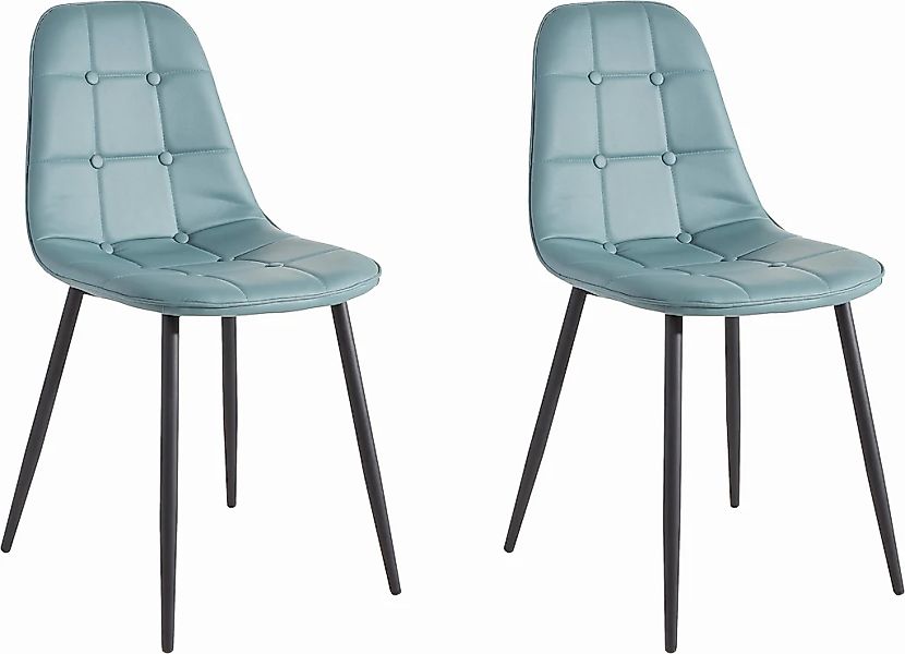 INOSIGN Essgruppe Esstisch, Breite 160 cm und 4 Esszimmerstühle, Bezug in K günstig online kaufen