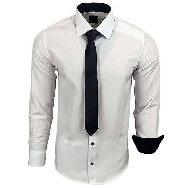 Baxboy Langarmhemd Baxboy Langarmhemd Hemd mit Krawatte im Set (2-tlg) KR-4 günstig online kaufen