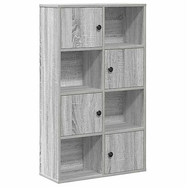 vidaXL Bücherregal Grau Sonoma 60x24x101,5 cm Holzwerkstoff 860396 günstig online kaufen