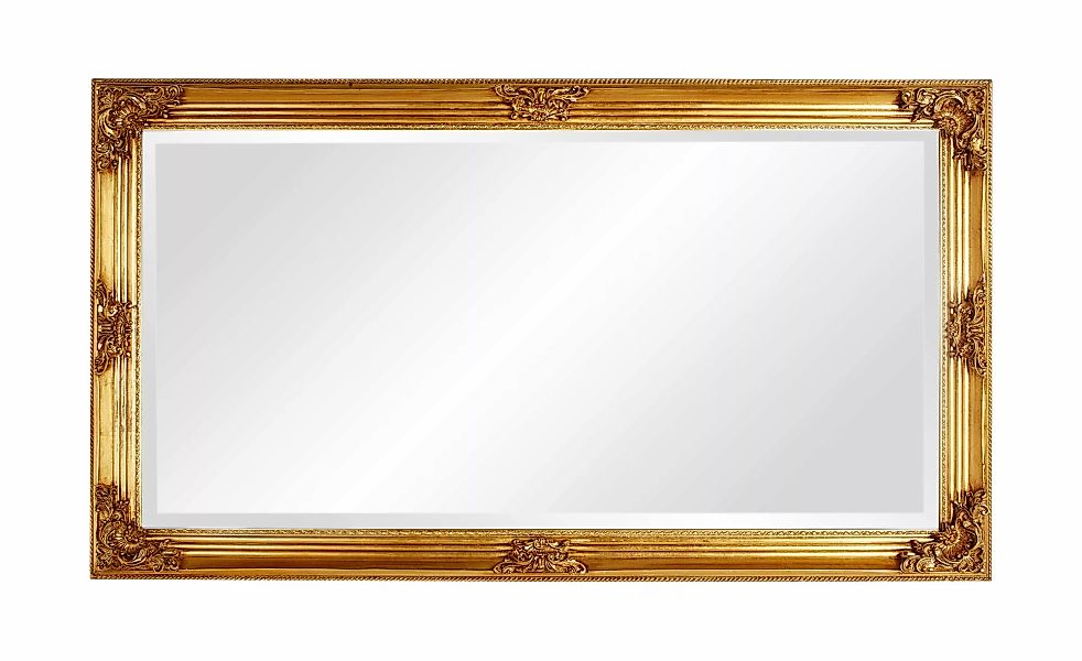 Rahmenspiegel  Vello ¦ gold ¦ Holz,Massivholz,Holzwerkstoff,Polyresin (Kuns günstig online kaufen