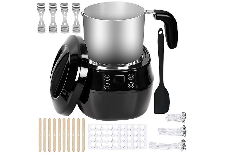 QUBEBU Duftkerze Kerzen Selber Machen Set mit Wachsschmelzer, DIY Kerzenher günstig online kaufen