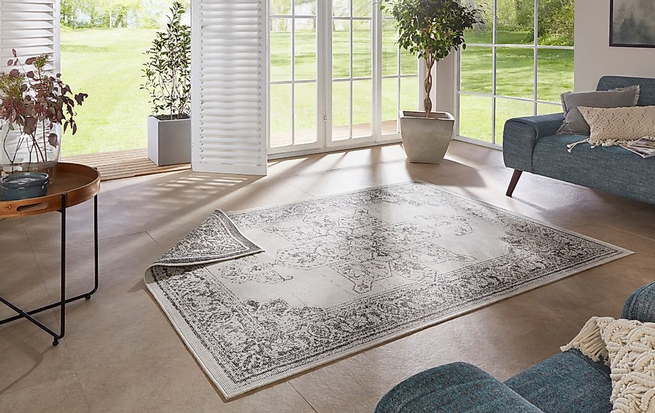 NORTHRUGS Teppich »Borbon Wendeteppich«, rechteckig, 5 mm Höhe, In-& Outdoo günstig online kaufen