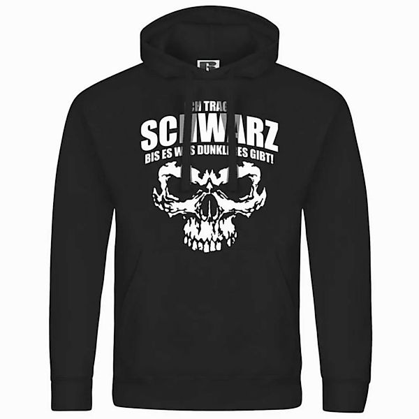 deinshirt Kapuzenpullover Herren Kapuzenpullover Ich trage Schwarz bis es w günstig online kaufen