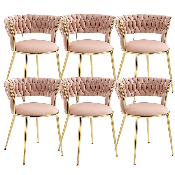 LVHOM Esszimmerstuhl Luxuriöse Samt-Stühle 2er-/4er-/6er-Set mit günstig online kaufen