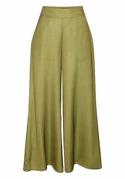 LASCANA Webhose, aus leichter Satinqualität, weite Palazzohose mit Taschen, günstig online kaufen
