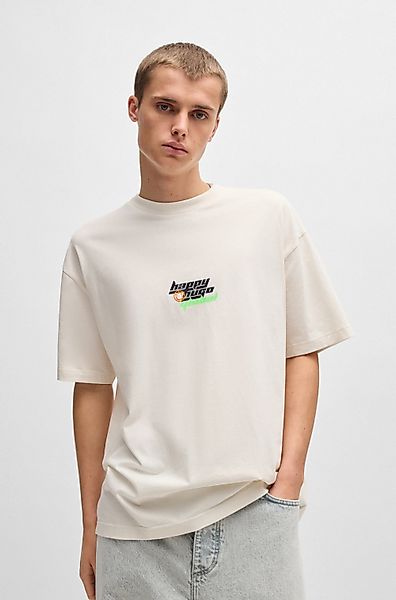 HUGO Blue T-Shirt Nerperi mit buntem günstig online kaufen