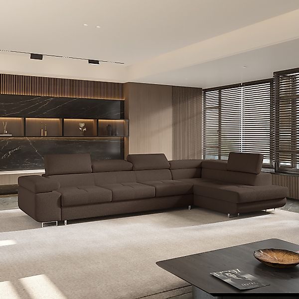 Masseno Ecksofa VICENTE mit Schlaffunktion L-Form, günstig online kaufen