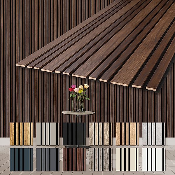 Hexim Wandpaneel, (Akustikpaneele Holz 278x60cm Mila günstig online kaufen