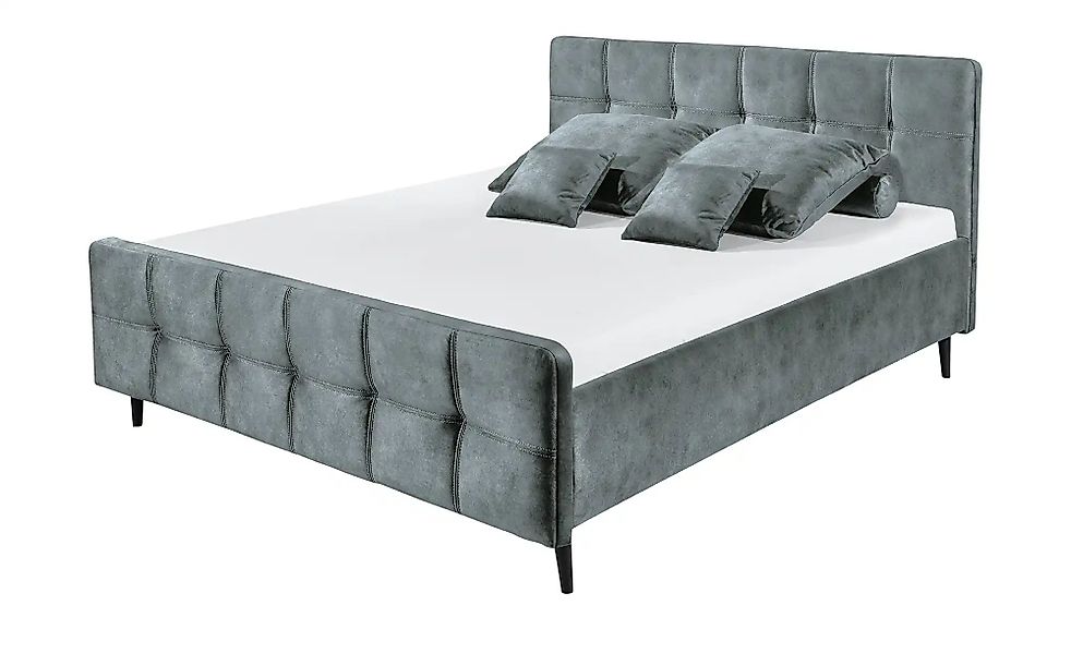 meinBett Polsterbettgestell  Mariano C ¦ grau ¦ Maße (cm): B: 149 H: 108 Be günstig online kaufen