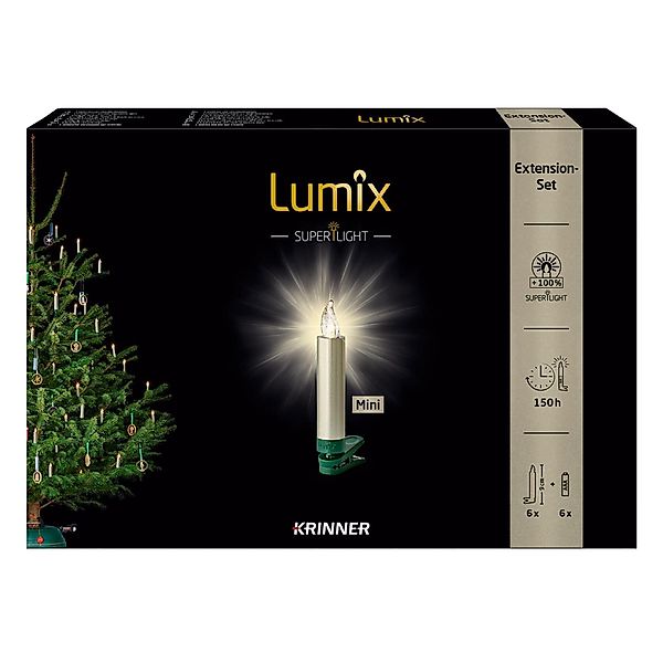 lumix LED-Christbaumkerzen LUMIX SuperLight Metallic Cashmere günstig online kaufen