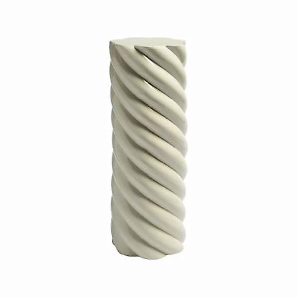 Beistelltisch Marshmallow plastikmaterial grau / Ø 24 x H 69,5 cm - Glasfas günstig online kaufen