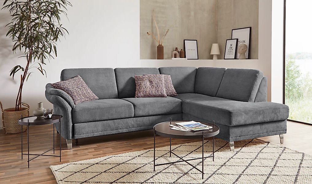 sit&more Ecksofa "Clio L-Form", wahlweise mit Bettfunktion und Bettkasten, günstig online kaufen