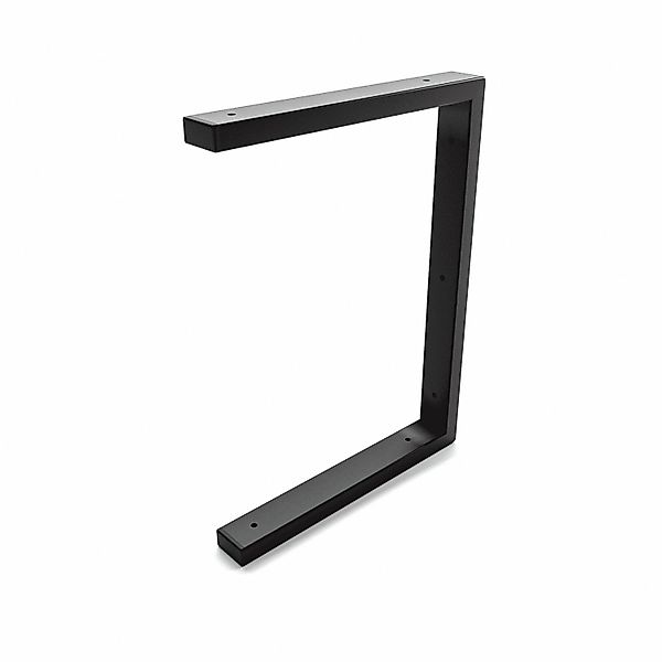 HEVVA Waschtischhalterung LAHN 30 cm Tief 1 Halter Schwarz günstig online kaufen