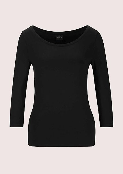 MADELEINE 3/4-Arm-Shirt "Blusenshirt Halbarm Viskose-Oberteil für Damen" günstig online kaufen