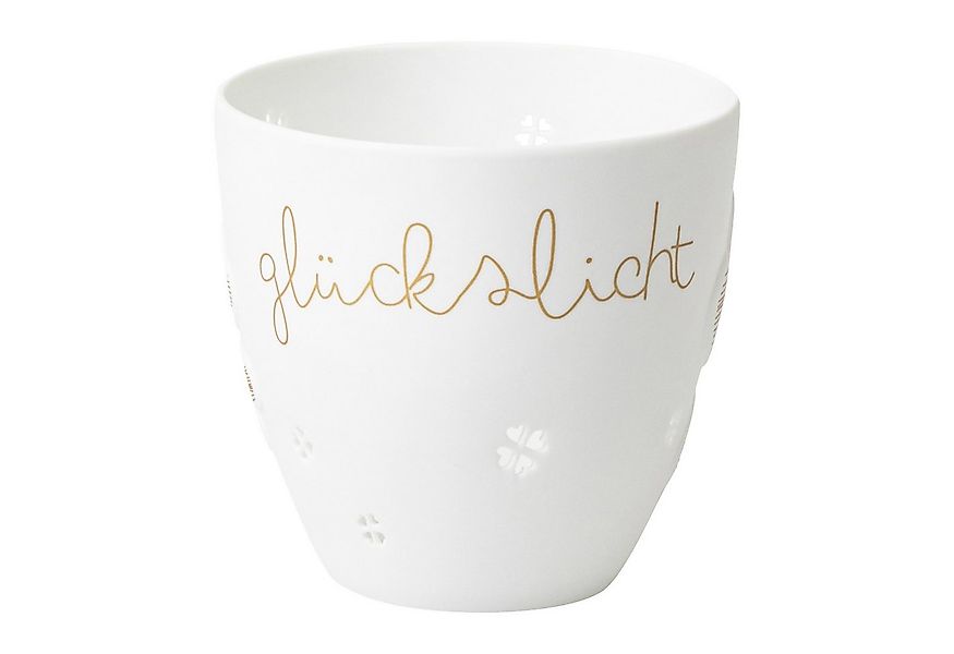 Räder Windlicht räder Poesielicht Glückslicht Windlicht Porzellan Weiß günstig online kaufen