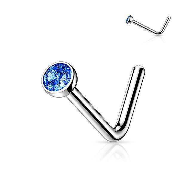 Order & Smile Schmuck Nasenpiercing Nasenstecker Titan: Nasenpiercing Krist günstig online kaufen