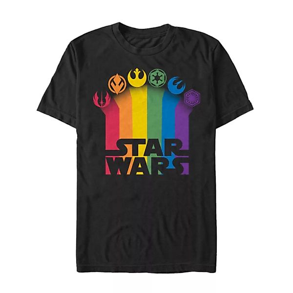 Star Wars - Icons Icon Trails Logo - Gay Pride - Männer T-Shirt günstig online kaufen