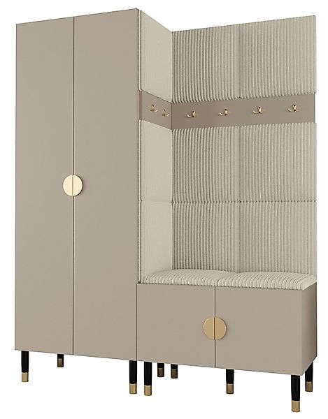 ABIKS MÖBEL Kompaktgarderobe PALERMO Set 2 günstig online kaufen
