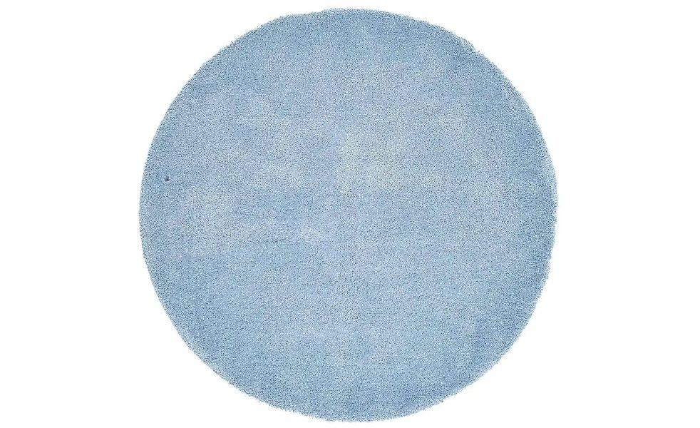Tom Tailor Hochflorteppich  Cozy ¦ blau ¦ Synthetische Fasern ¦ Maße (cm): günstig online kaufen