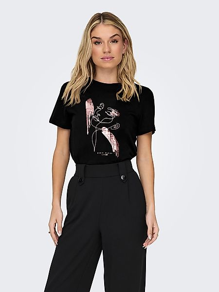 ONLY Kurzarmshirt ONLKITA LIFE REG S/S günstig online kaufen