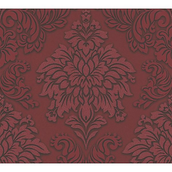 A.S. Creation Vliestapete Metropolitan Stories Lizzy London Damask Weinrot günstig online kaufen