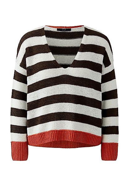 Oui V-Ausschnitt-Pullover günstig online kaufen