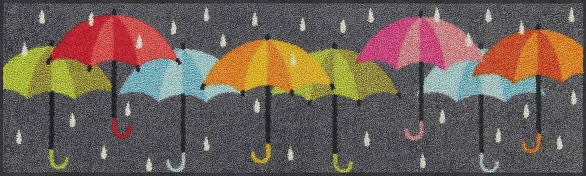 Salonloewe Fußmatte Fußmatte "Raindance", eckig, Höhe: 7 mm, Motiv: Regensc günstig online kaufen