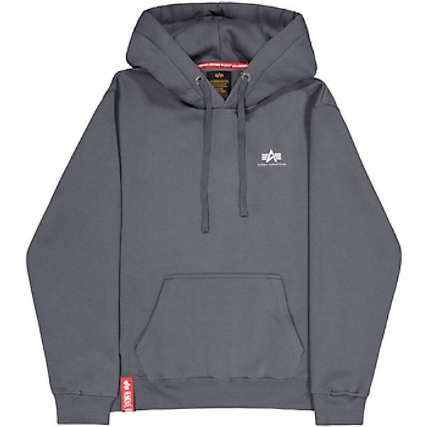 Alpha Industries  Sweatshirt Basic Hoodie Small Logo - greyblack günstig online kaufen
