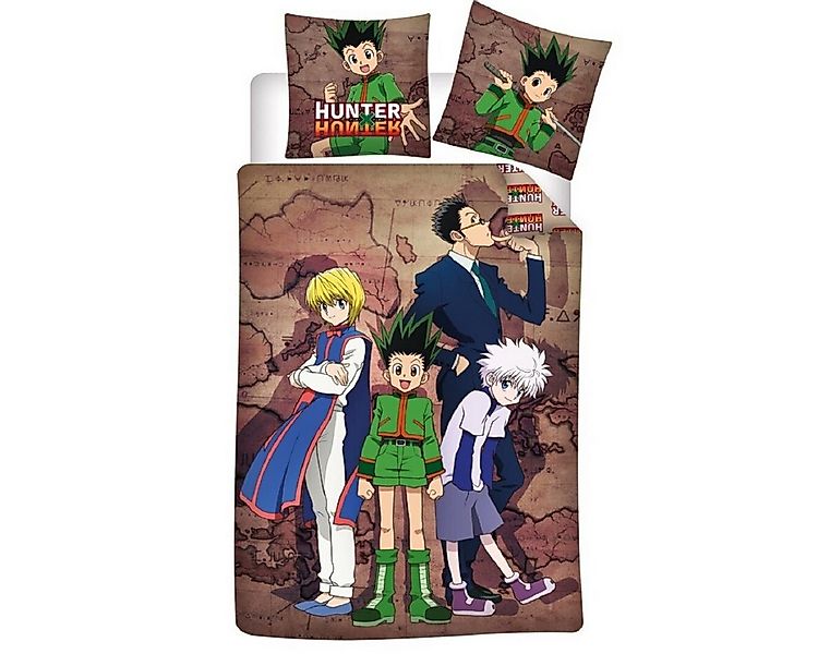 Hunter x Hunter Bettwäsche Bettwäsche 140x200 cm Anime-Bettwäsche aus 100% günstig online kaufen