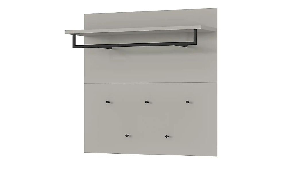 uno Garderobenpaneel  Beta ¦ grau ¦ Holzwerkstoff ¦ Maße (cm): B: 96 H: 96 günstig online kaufen