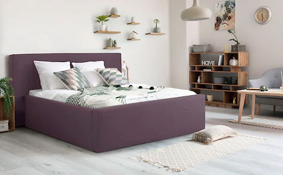 INOSIGN Polsterbett "Dalina" geradliniges Kopfteil, in 5 Breiten, auch in 2 günstig online kaufen