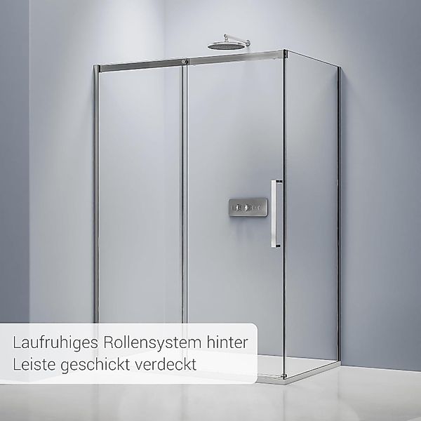 Bernstein Eckdusche DX906 FLEX, Schiebetür Soft-Close günstig online kaufen