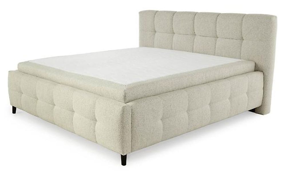 Polsterbett ca. 180x200 cm H3 Flachgewebe Beige günstig online kaufen