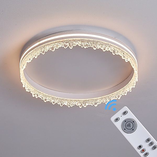 Eurotondisplay LED Deckenleuchte LED Deckenleuchte Fernbedienung/Handy-App günstig online kaufen