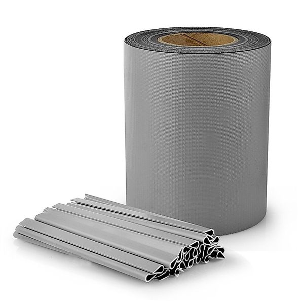 euroharry Sichtschutzstreifen Sichtschutz-Rolle Doppelstabmatten Zaun Blick günstig online kaufen