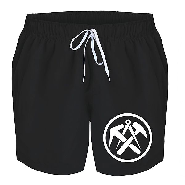 deinshirt Badehose Schwimmshorts Dachdecker Integrierter Netz-Slip, günstig online kaufen