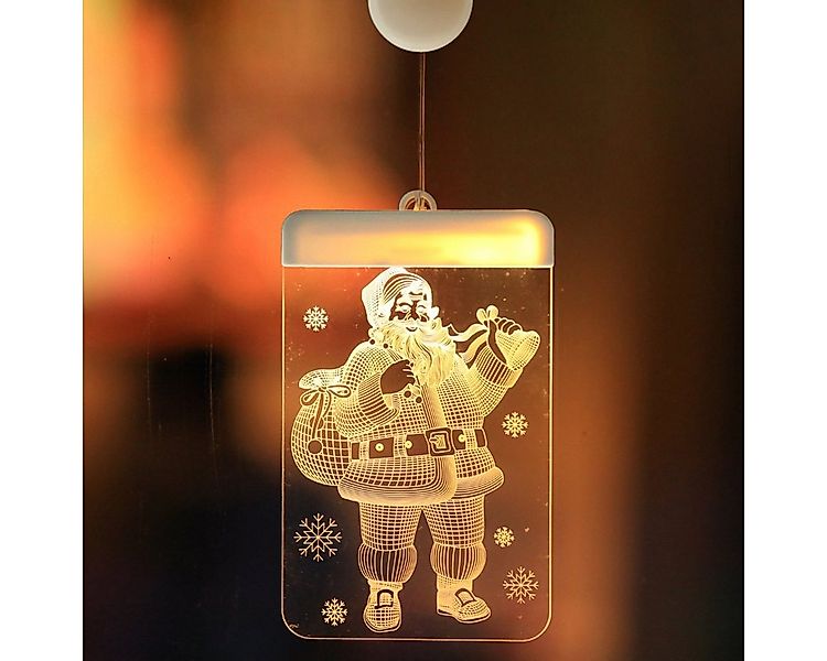 Rosnek Beleuchtetes Fensterbild 3D-Effekt, hängend, für Weihnachten Store G günstig online kaufen