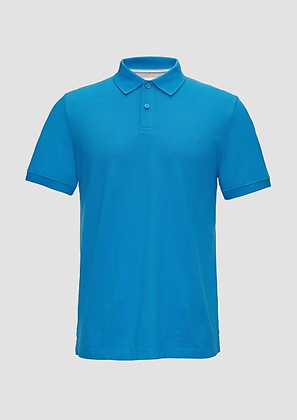 s.Oliver Kurzarmshirt Poloshirt aus Baumwollpiqué Stickerei günstig online kaufen