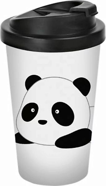 Geda Labels "Coffee to go Becher ""Panda""" weiß günstig online kaufen